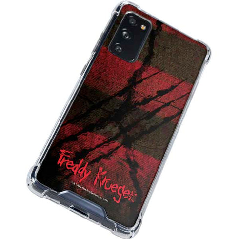 Nightmare on Elm Street Freddy Krueger Scratch Galaxy S20 FE Clear Case